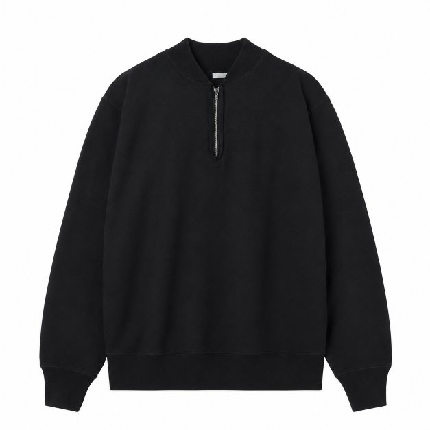 A.PRESSE Vintage Half Zip Sweatshirt | Premium Streetwear