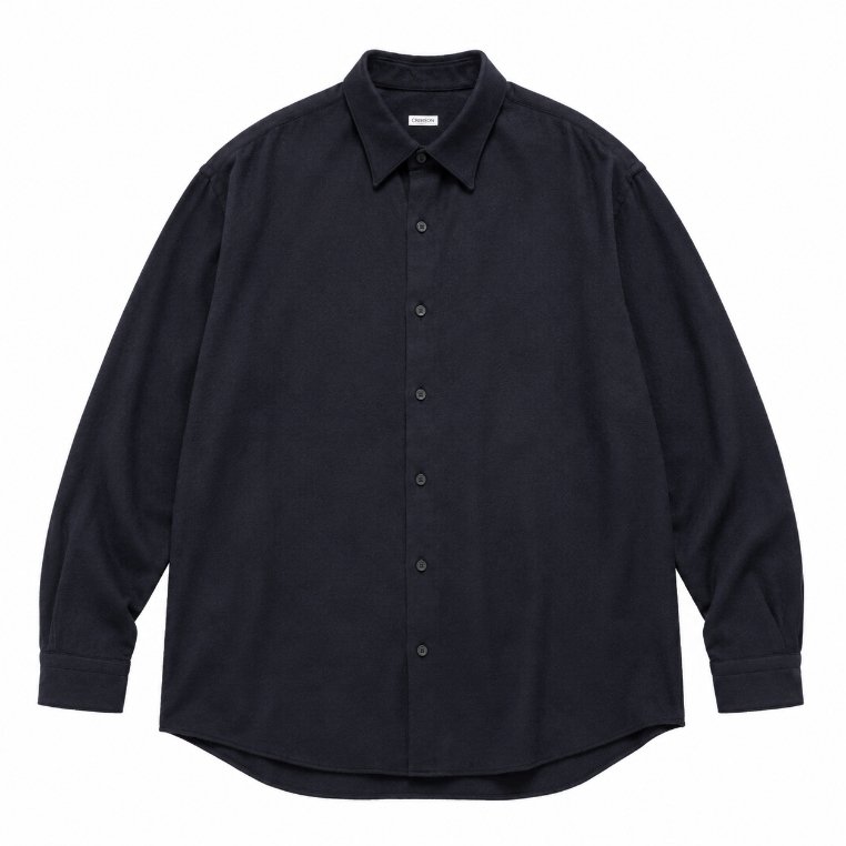 トップス A. PRESSE Regular Collar Shirt 3 A Presse Wool Regular Collar Shirt | Premium Mens Wool Shirt