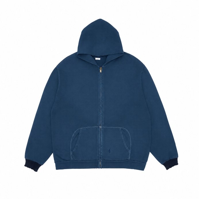 A.PRESSE Vintage Light Weight Zip Sweat Hoodie USA