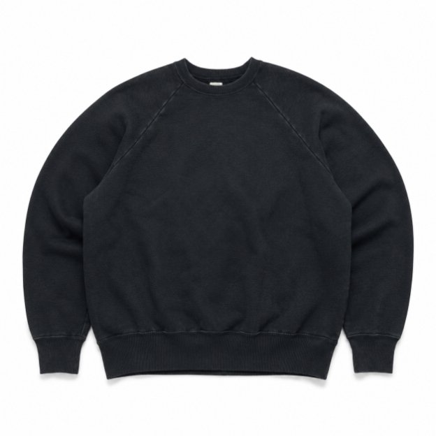 トップス A.PRESSE Vintage Sweatshirt A.PRESSE Vintage Sweatshirt - Black | Premium Fit