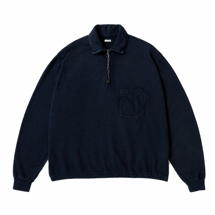A.PRESSE Vintage Half Zip Sweatshirts