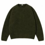 A.PRESSE Cashmere Mole Yarn Pullover Sweater in premium textured knit