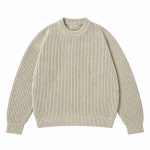 A.PRESSE Linen Lilian Crew Neck Sweater in premium lightweight linen knitwear