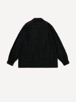 A.PRESSE Silk Nep Loop Collar Shirt
