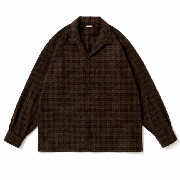 トップス A.presse Silk Nep Loop Collar Shirts 3 A.PRESSE Silk Nep Loop Collar Shirts | Premium Silk Shirt