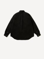 A.PRESSE Twill Regular Collar Shirts Black