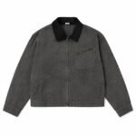 A.PRESSE Vintage Chambray Work Jacket in vintage-inspired workwear style
