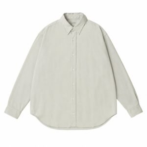 A.PRESSE Weave Twill Regular Collar Shirt in premium textured twill fabric for men's USA streetwear