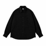 A.PRESSE Wool Regular Collar Shirt