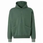 A.PRESSE vintage zip sweat hoodie featuring a relaxed fit, premium heavyweight cotton fabric, and a full front zipper design.