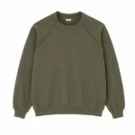 A.PRESSE vintage double V sweatshirt in premium cotton with relaxed fit and classic streetwear design