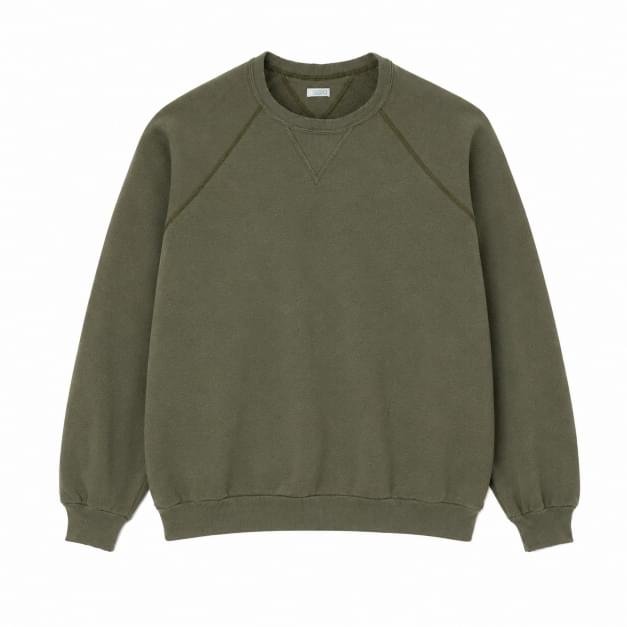 A.PRESSE vintage double V sweatshirt in premium cotton with relaxed fit and classic streetwear design