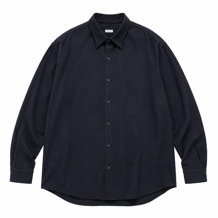 A Presse Wool Regular Collar Shirt