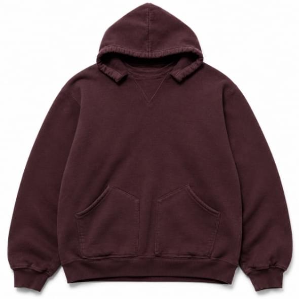 A.PRESSE 2026 Style1 Vintage Attached Hood Sweat Parka premium vintage-inspired hooded sweatshirt for USA streetwear fashion