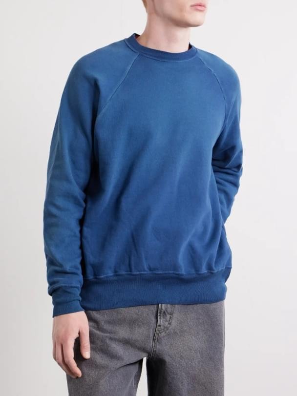 A.PRESSE Cotton-Jersey Sweatshirt
