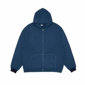 A.PRESSE Attached Hood Sweat Parka Blue