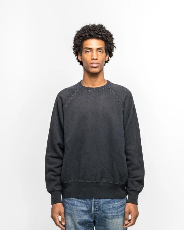 A.PRESSE Vintage Sweatshirt - Black