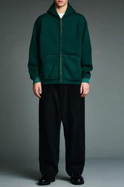 A.PRESSE Vintage ZIP Sweat Hoodie