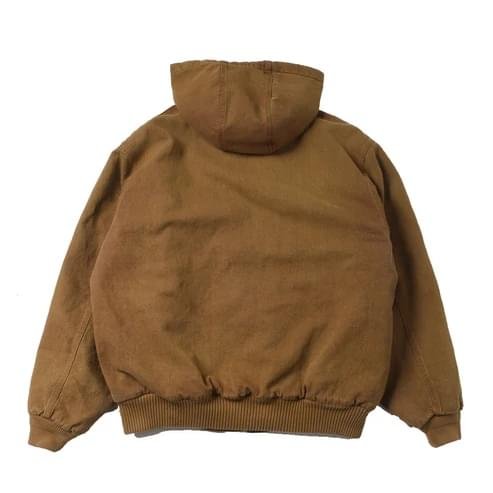A.PRESSE Hemp and Silk Blend Canvas Hoodie 1