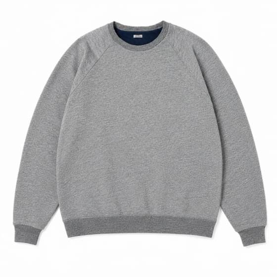 A.PRESSE Light Weight Reversible Sweatshirt premium lightweight reversible crewneck streetwear sweatshirt for everyday wear and layering