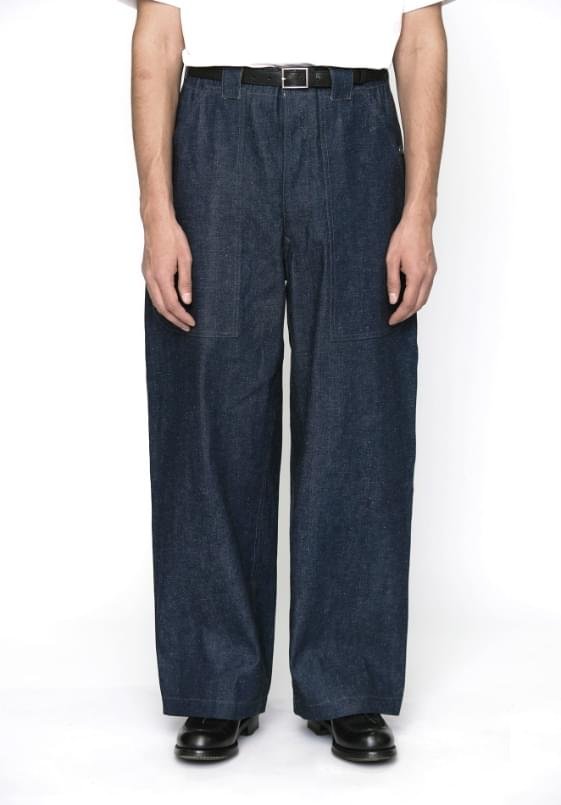 A.PRESSE Swiss Army Denim Work Trousers 1