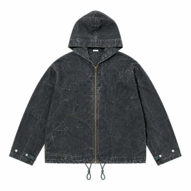A.PRESSE Vintage US Olive Zip Hoodie premium cotton streetwear hoodie with full zip front and vintage olive color