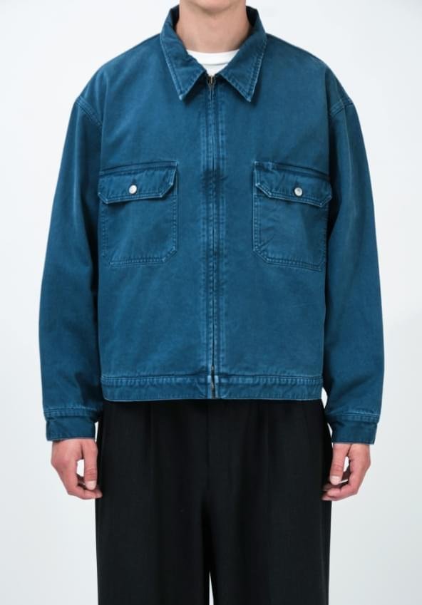 A.PRESSE Vintage Work Jacket Blue