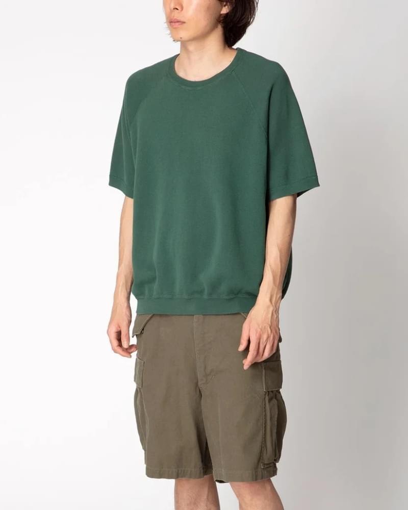 A.PRESSE SS Vintage Sweatshirt Green 1