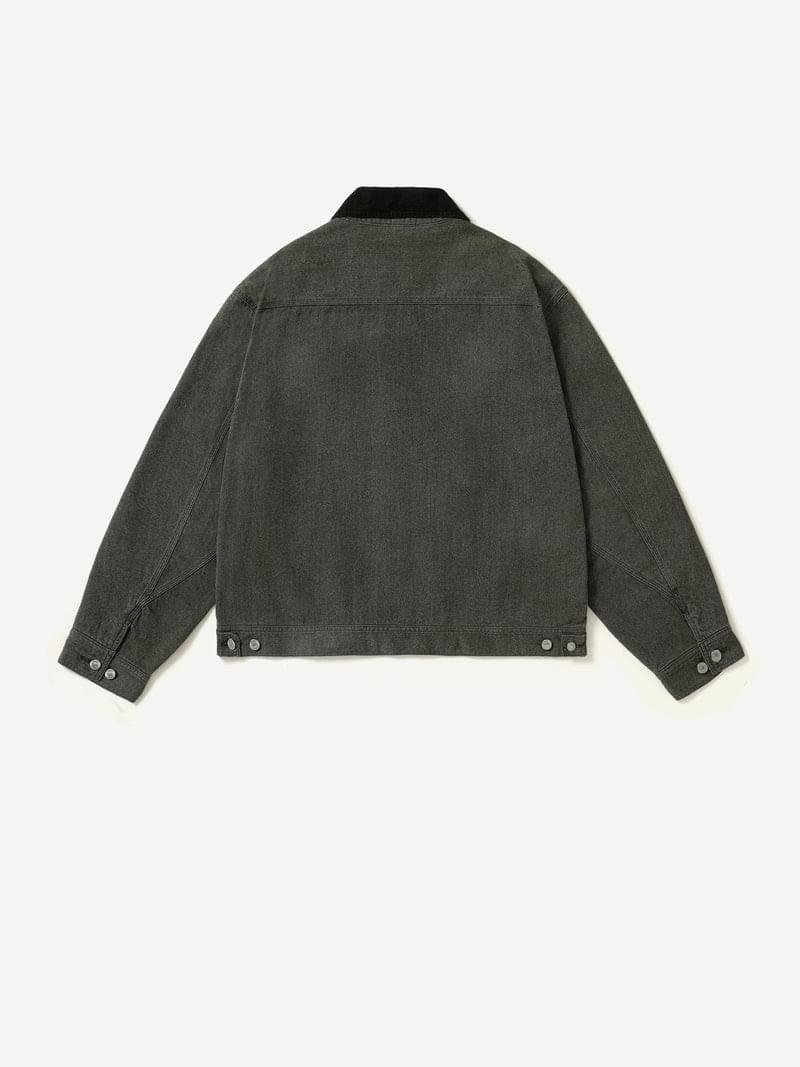 A.PRESSE Vintage Chambray Work Jacket 1