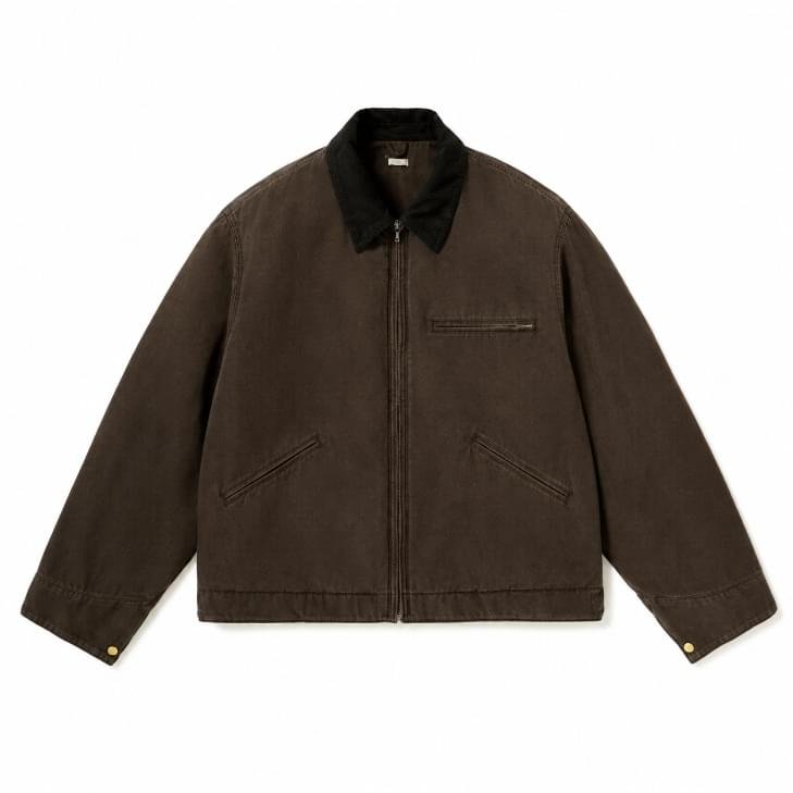 A.PRESSE Vintage Silk Cotton Detroit Jacket – premium vintage workwear streetwear jacket