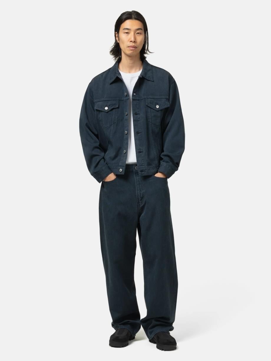 A.PRESSE Washed Silk Cotton Pique Pants 1