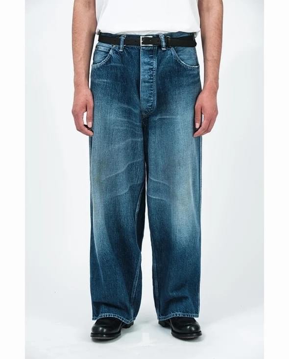 A.PRESSE Vintage Denim Logger Pants 1