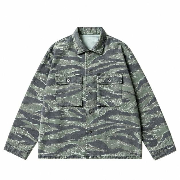 A.PRESSE Vintage US ARMY Tiger Stripe Jacket