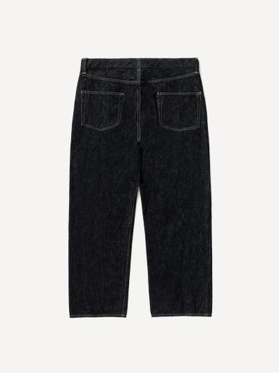 A.PRESSE Washed Denim Wide Pants