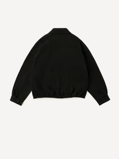 A.PRESSE Washed Silk Harrington Jacket 1
