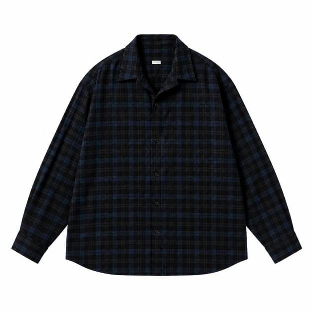 A.PRESSE Wool Skipper Shirt