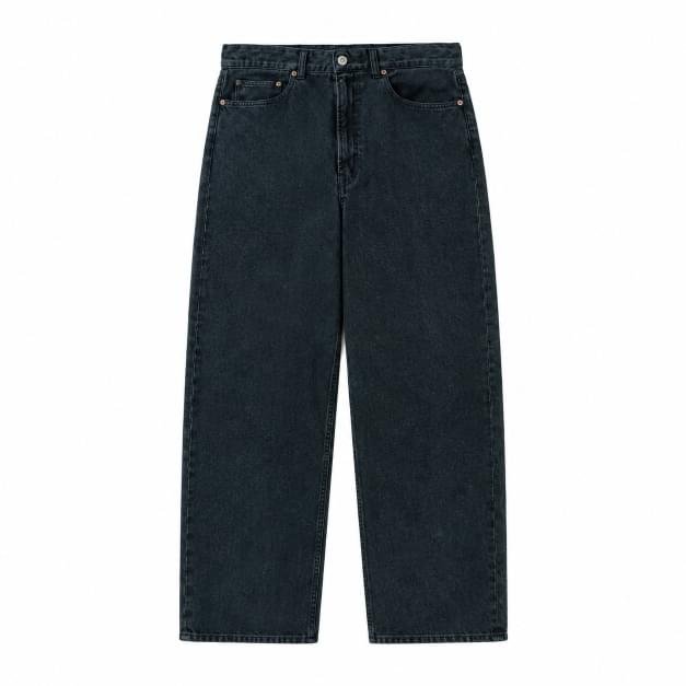 A.PRESSE Washed Silk Cotton Pique Pant